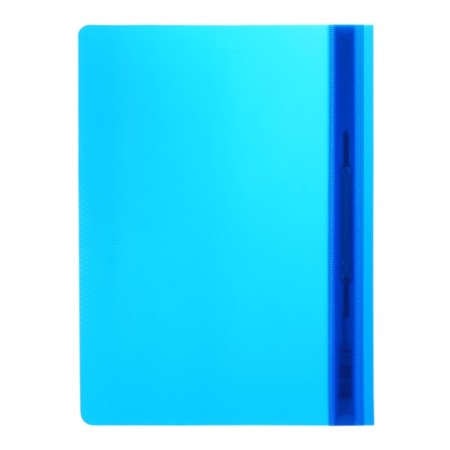 A4 180 μm folder, Erichkrause "Diamond Total Blue", with embossing, transparent top, blue-4