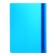 A4 180 μm folder, Erichkrause "Diamond Total Blue", with embossing, transparent top, blue