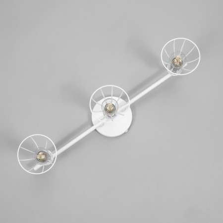 Lamp "Boston" 3x60W E14 white/chrome-5