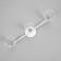 Lamp "Boston" 3x60W E14 white/chrome