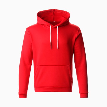 Male sweatshirt was laid down, red color, size 58-5