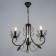 Ariel chandelier 3xe14 40W black and gold 58x58x40.5-100 cm Bayerlux