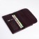 Women's wallet on magnet, purple color