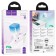 Network charger Hoco C101A, Type-C, 20 W, PD + Qc, Type-C-Type-C, 1 m, blue