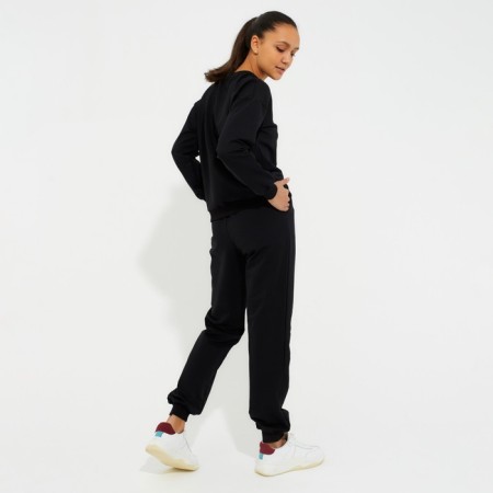 Women's costume (sweatshirt, trousers) minku: Casual Collection Black color, size 50-4