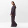 Women's set (shirt, trousers, top) KAFTAN "BASE" size 42, graphite