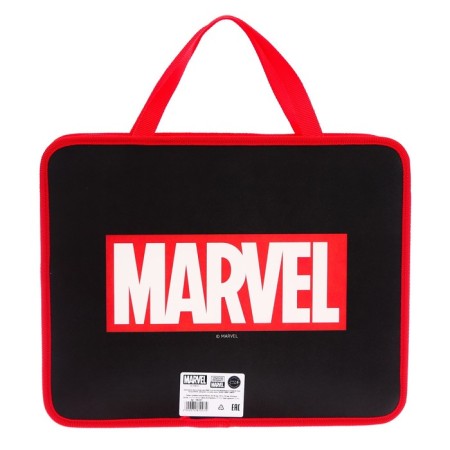 Plastic folder with A4 handles, on lightning, 75x330x260 mm, Avengers-3