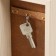 Key "horse" 15x21 cm milk oak