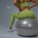 Sports legins Sculpt, rr m, green color