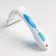 MOTER MOLE with a removable blade, 15 x 6.2 cm, blue and white