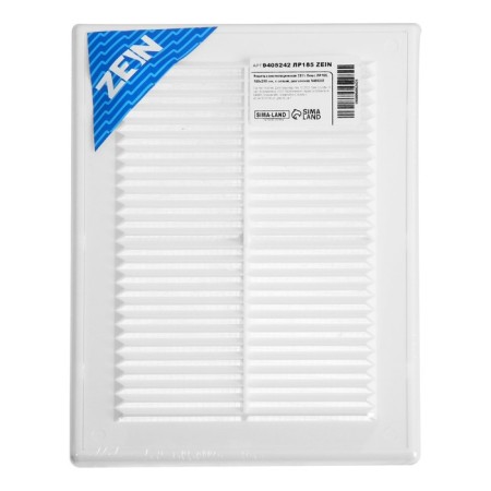 Ventilation grate Zein Lux LP185, 185 x 255 mm, with a net, detachable-7