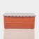Storage container with a lid "openwork", plastic, 26 × 19 × 11.5 cm, color mix