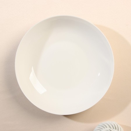 Porcelain salad City, d = 20 cm, 620 ml, white-1