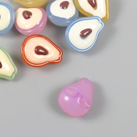 Busina for creativity Plastic "Avocado" MIX 2x2.5x1.4 cm-2