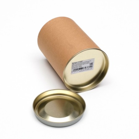 Tubus 73x110 mm (90 mm inner height), cardboard, metal cover-2