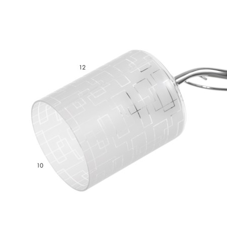 Avietta chandelier 2he27 40W chrome 58x23x26 ​​cm Bayerlux-5