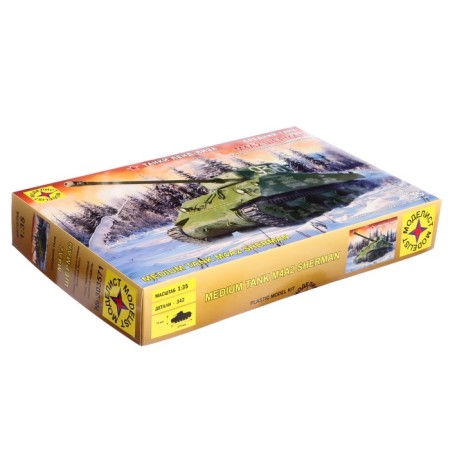 The national model "Middle tank M4A2. Sherman ", 1:35-2