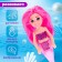A toy-scurry "Ocean Heart", a doll with a pendant and stickers, mix