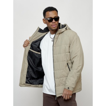 Male spring jacket, size 52, beige color-13