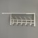 Ban with the Toronto 21 shelf, 67 × 27 × 27 cm, 5 double hooks, white color