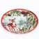 New Year. Glass plate "Forest Tale", 20 cm