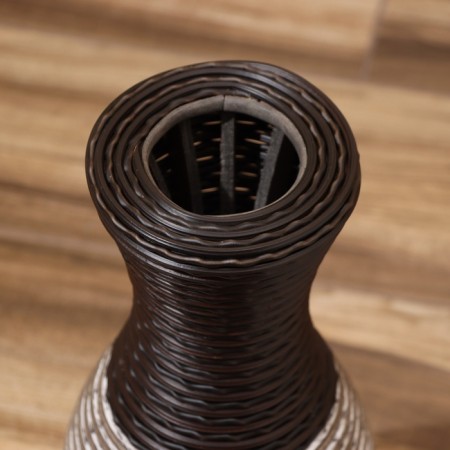Vase wicker, floor 16x16x40 cm (+/- 2 cm)-1