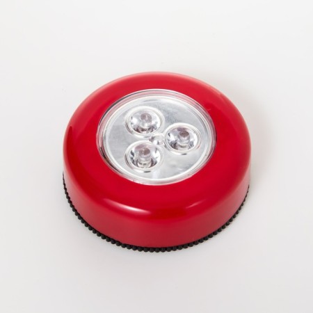 Night Pushlite "Circle" 3 diodes, 3AA Red 2.5x6.5x6.5 cm Risalux-2