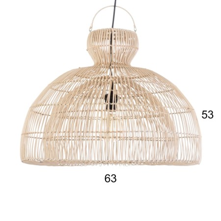 Ceiling Lamp from the rattan "Hendri" 1x120W, E27, 60x60x50 cm-3