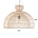 Ceiling Lamp from the rattan "Hendri" 1x120W, E27, 60x60x50 cm