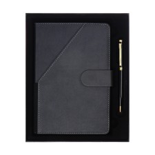 The diary of a non -section A5, 140l, cage, K/deputy, with a pen, in gift. box., Gray