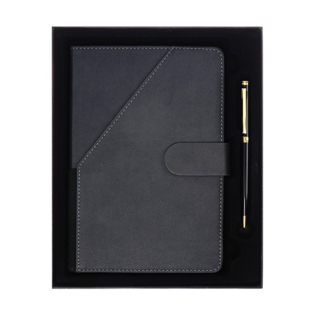 The diary of a non -section A5, 140l, cage, K/deputy, with a pen, in gift. box., Gray