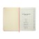 Leduced Diary A5, 140l, Cage, leatherette, elastic band, turquoise slice, peach