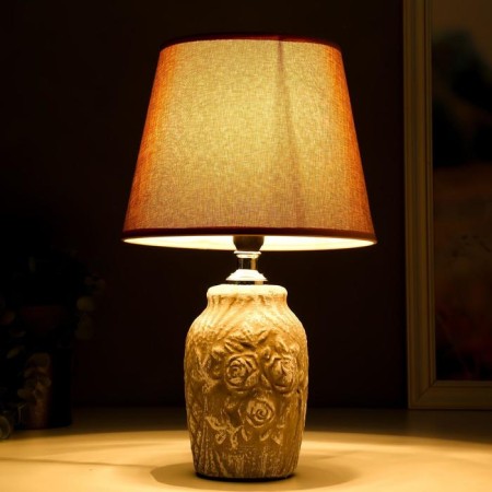 Table lamp 08940/1br E14 40W gray-brown 20x20x30 cm Risalux-2