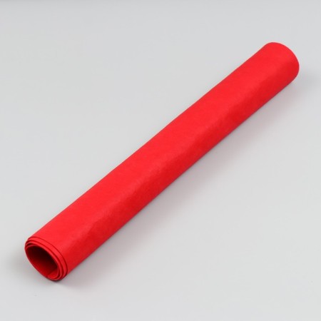 Soft 1 mm felt in the roll "chili pepper" 50x70 cm-2
