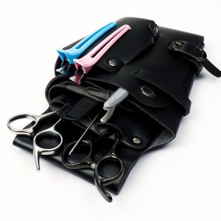 Bag for the master, 23 × 12 cm, belt length 119 cm, black color-4