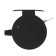 Inertial coil, plastic metal, diameter 6.5 cm guiding fishing lines, black-red, 801d