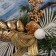 Decoration Christmas tree "openwork branch on the bell" 31x26 cm