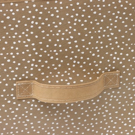 Storage box "Points", 37 × 27 × 27 cm, beige color-3