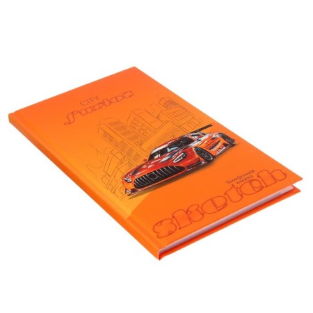 Telephone book A5, 80 sheets "City car", cut alphabet, solid cover, UV-smile-1