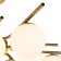 Lamp on the rod 10x40W G9, size 82x82x38 cm