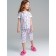Pajama for the girl PlayTode: T -shirt and Bridges, height 104 cm