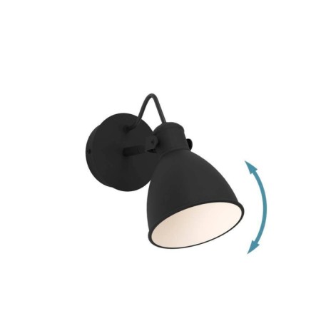 Bra San Peri 1, GU10, 1x3W, IP44, steel, black, white-2