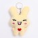 Soft toy "Bunny with a heart", on a key fob, 11 cm, color mix