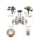 RIVOLI GERA 4065-209, 9HE27, 40W chandelier