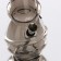 Bong, H-54 cm, "cylinder", acrylic, mix