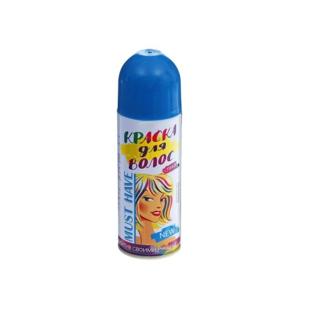 Paint - hair spray, 250 ml, blue color-5