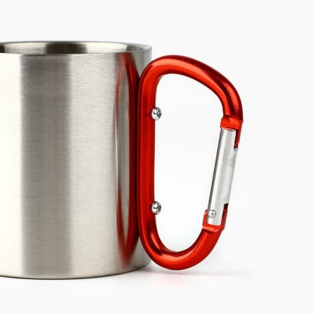 Tourist mug with carbine "Fishing is better", 180 ml-4