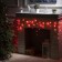 Garland "fringe" 3 × 0.5 m, IP20, transparent thread, 80 LED, red glow, 8 modes, 220 V