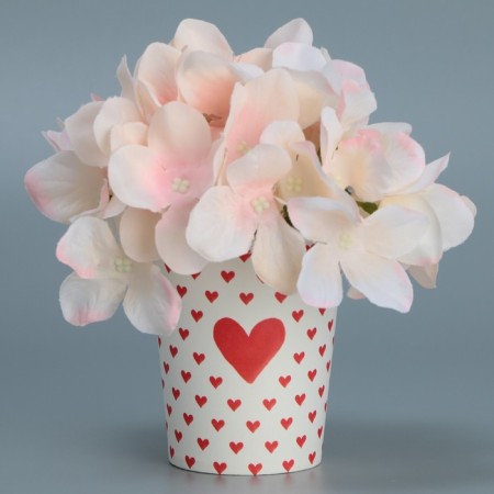 A glass for flowers "Heart", 250 ml