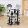 Drywall for cutlery of the share, 16 × 16.4 × 7.5 cm, black color